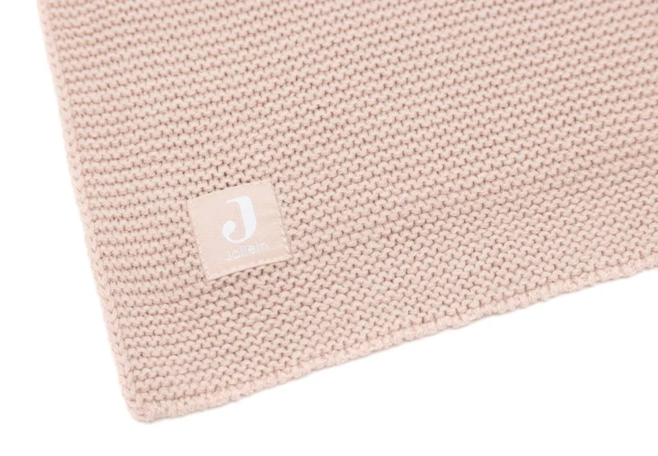Jollein Basic Knit ledikantdeken wild rose, foto 6