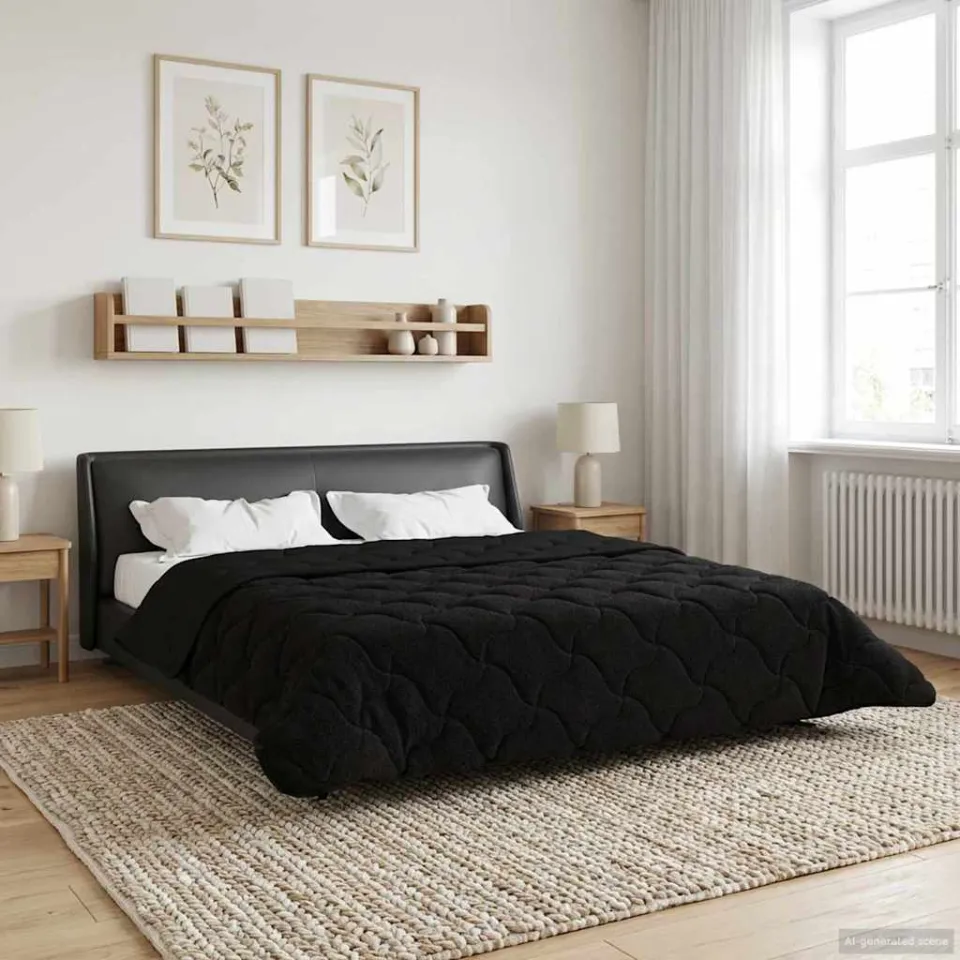 vidaXL Zomer Dekbed 260 x 220 cm Zomer zwart, foto 4