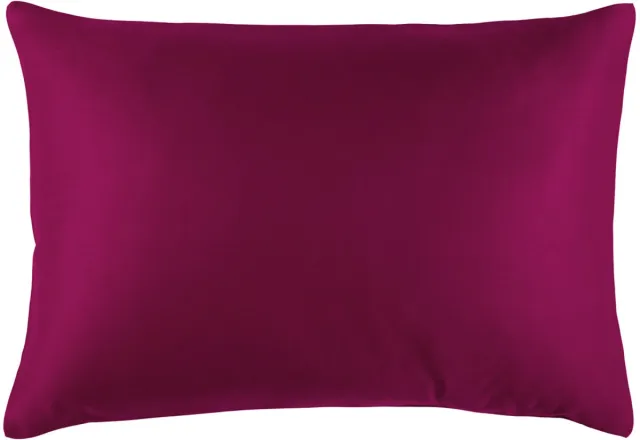 De Witte Lietaer Kussensloop Olivia Beet Red - 50 x 70 cm - Rood - Katoen Satijn