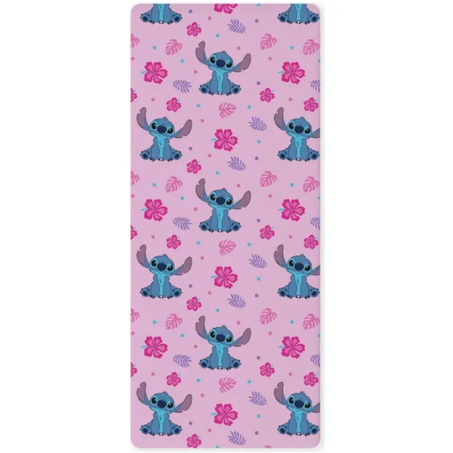 Lilo en Stich Lilo & Stitch Fitted Sheet Lilo Pink 90 x 200 cm Roze