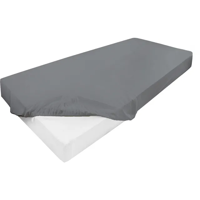 Matex Jersey Hoeslaken - Lycra - 210/220x190/200 cm - Grijs