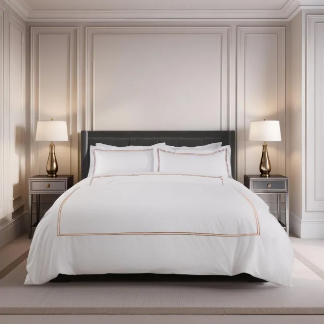Duraxl Emma Barclay Mayfair Dekbedset King Bed Navy, Katoen | 50% Polyester
