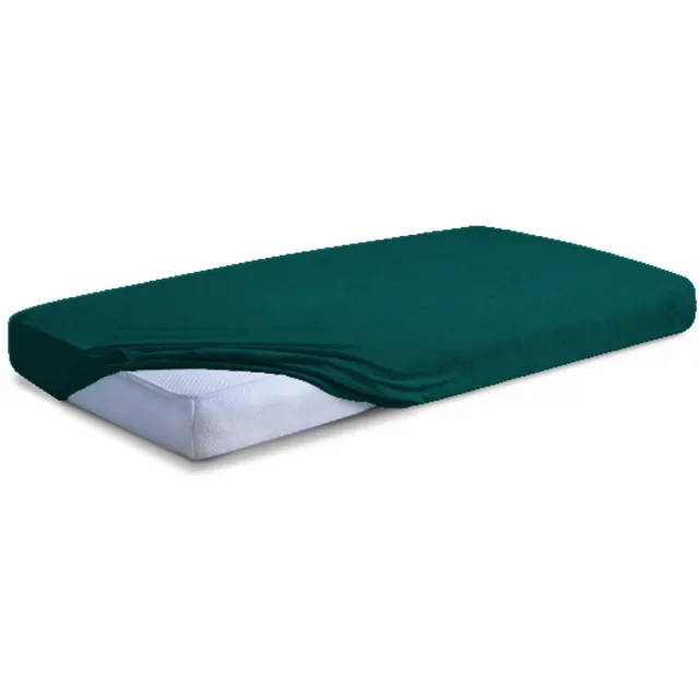 Matex Frotte Hoeslaken Premium - 110x190 cm - Olijfgroen