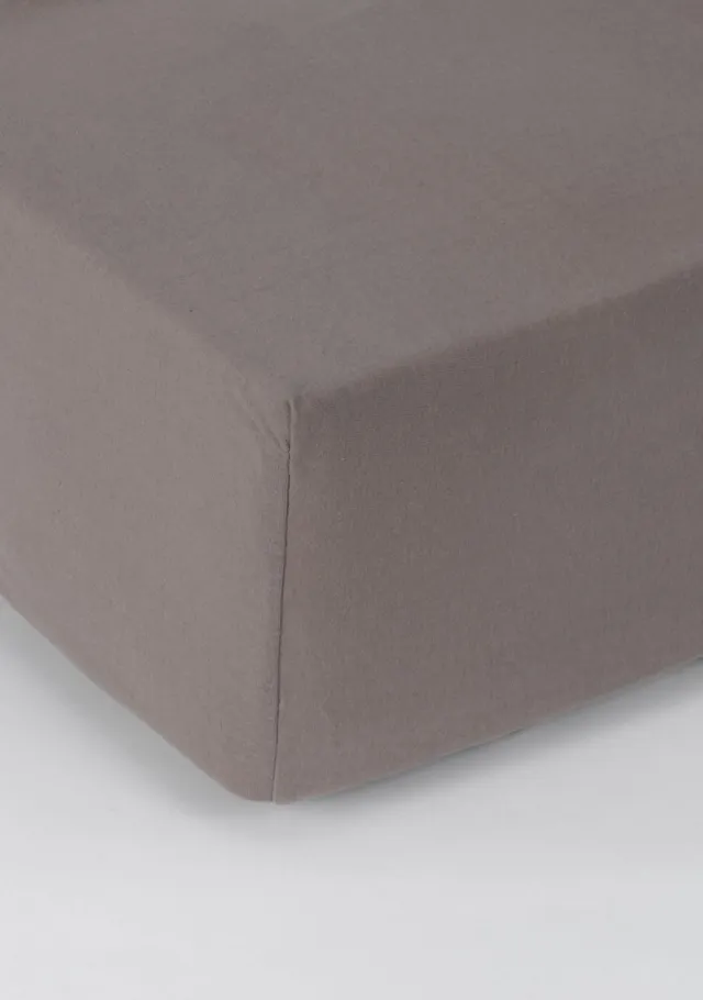Ambianzz Bedding Enkel Jersey Hoeslaken 150 gram -Taupe