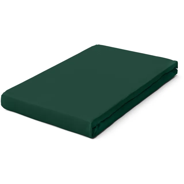 schlafgut Jersey Pure hoeslaken extra hoog - XL - 180x200 - 200x220 690 Green Deep