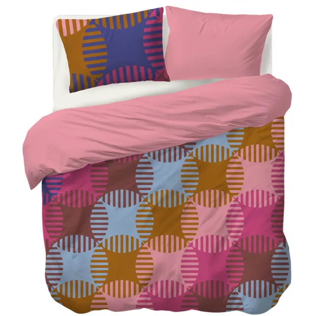 Auping Bright kaleidoscope Dekbedovertrek - Tweepersoons 240 x 220 cm - Biologisch katoen - Multi