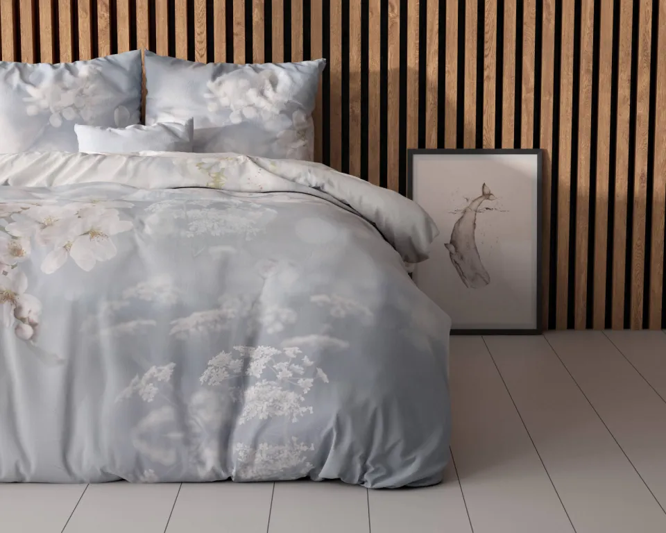 Sleeptime polyester dekbedovertrek 2-persoons (200x200 cm) blauw, foto 4
