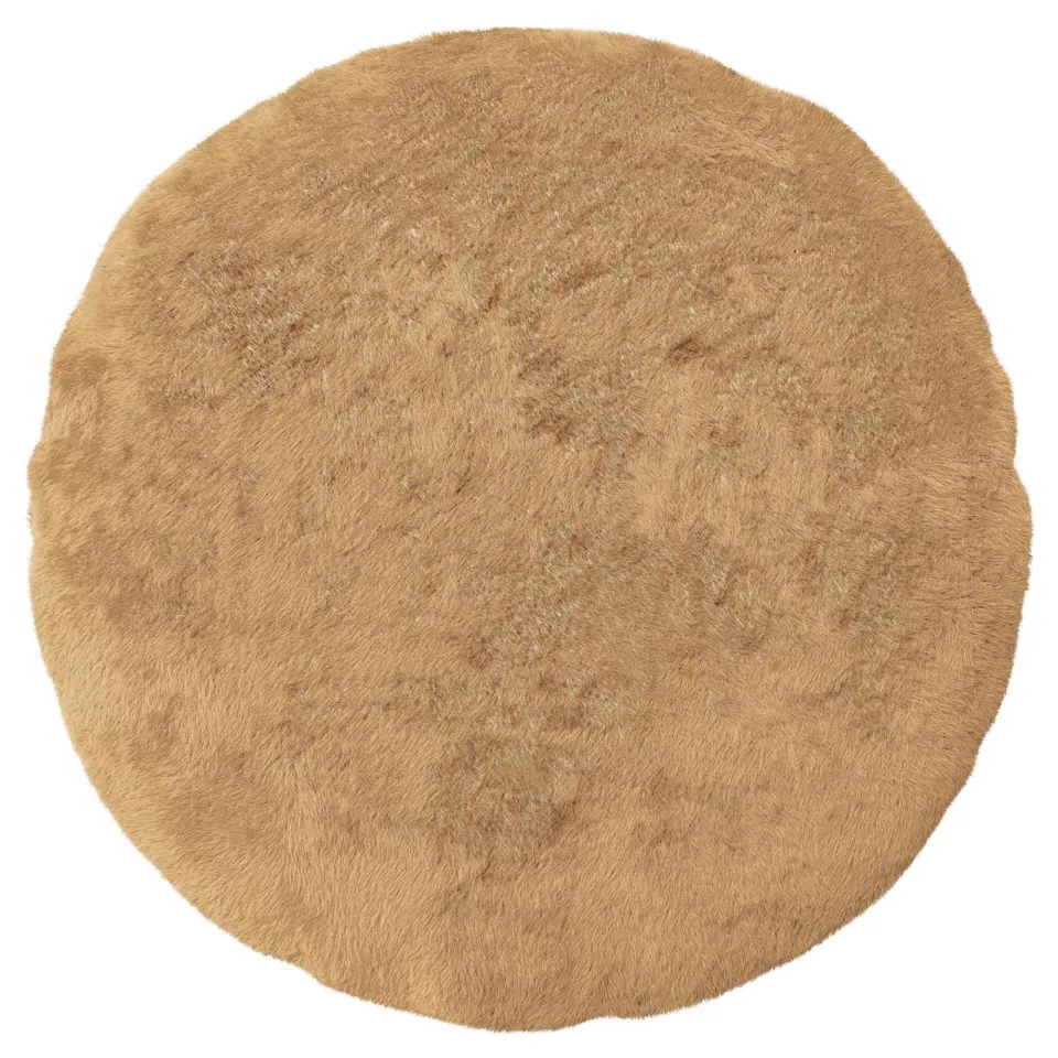 vidaXL Kussensloop 6 st HEERLEN Taupe Ø 60 cm Nep Konijnenbont