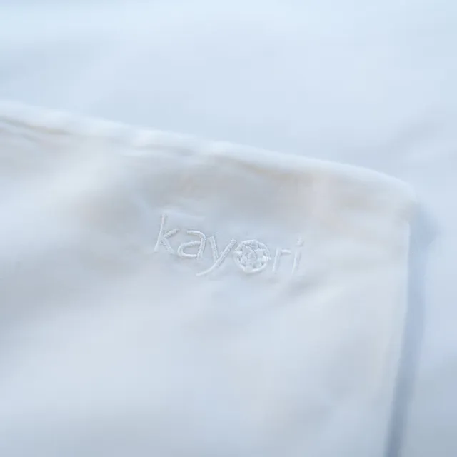 kayori Daiki Dekbedovertrek Tencel - 1 sloop - 500TC Hotelkwaliteit - Zacht, Verkoelend & Antibacterieel - Offwhite