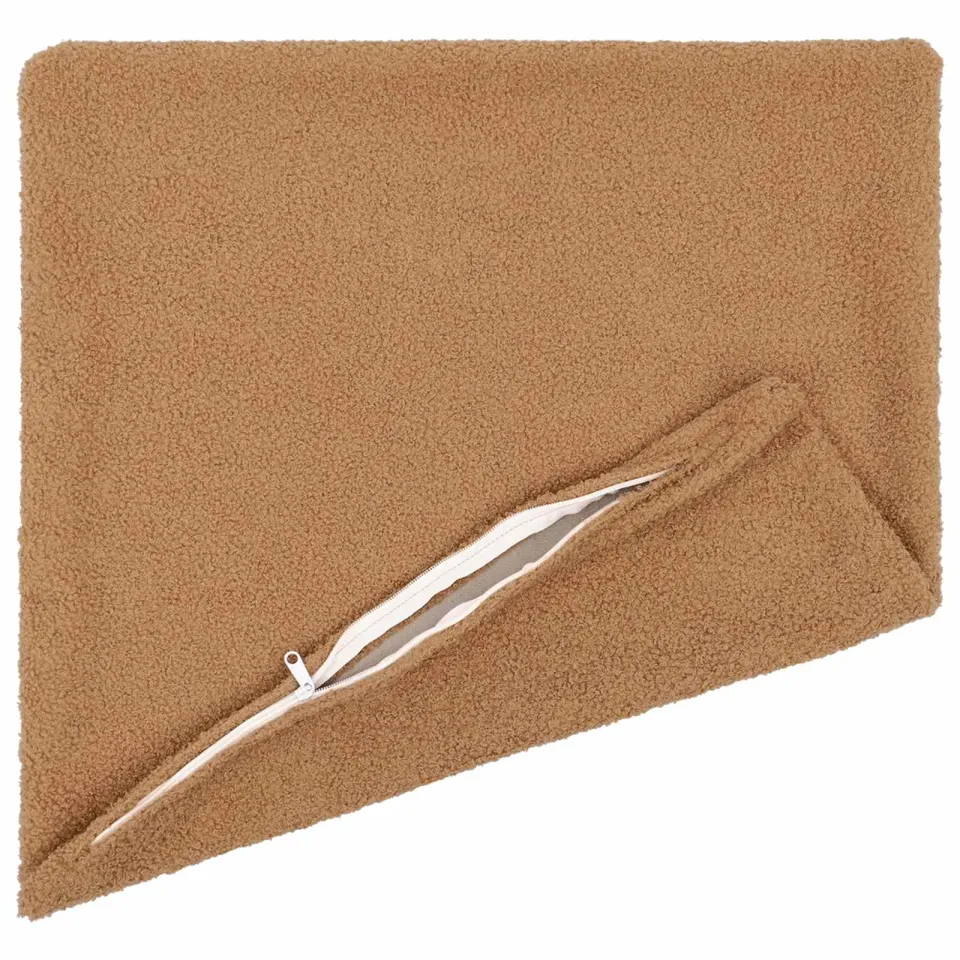 vidaXL Kussensloop 2 st HEERLEN Beige 30 x 30 cm Bouclé, foto 4