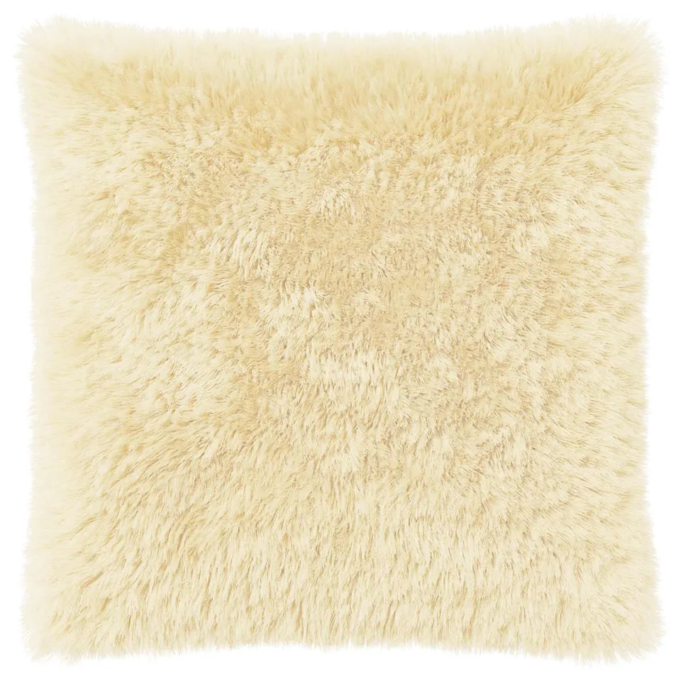 vidaXL Kussensloop 6 st HEERLEN Crèmekleurig 60 x 60 cm PV Fleece