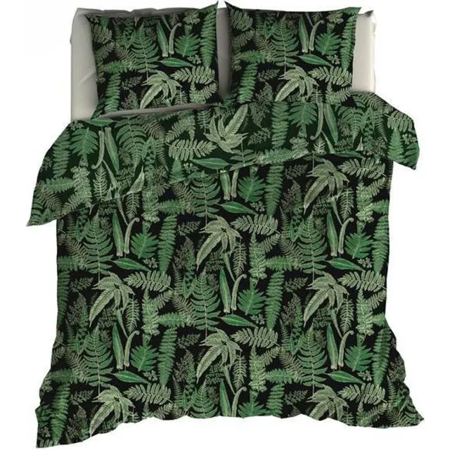 Satin d'Or Tropea - Dekbedovertrek - Lits-jumeaux - 240x200/220 cm + 2 kussenslopen 60x70 cm - Groen