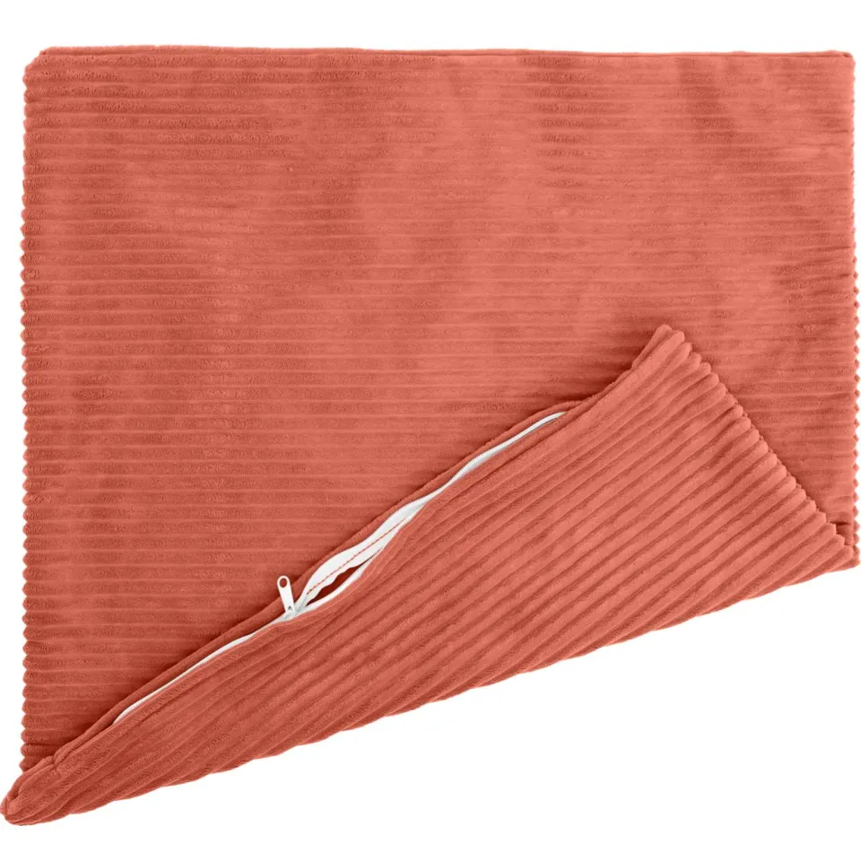 vidaXL Kussensloop 6 st HEERLEN Rood-oranje 55 x 55 cm corduroy, foto 4