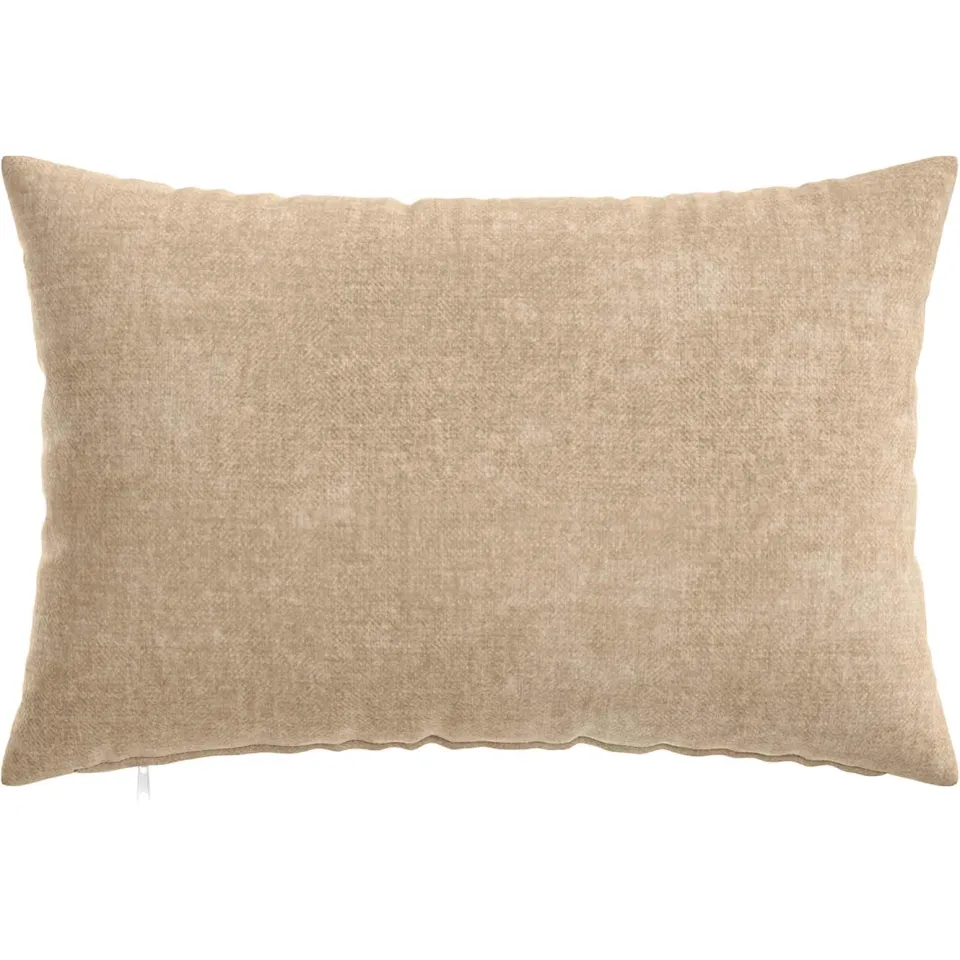 vidaXL Kussensloop 2 st HEERLEN Taupe 50 x 70 cm Chenille Stof