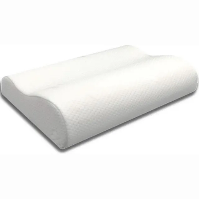Better Nights Ergonomisch orthopedisch traagschuim hoofdkussen 40x60 cm - Voor hoofd, nek en schouders - Tegen nekklachten wit