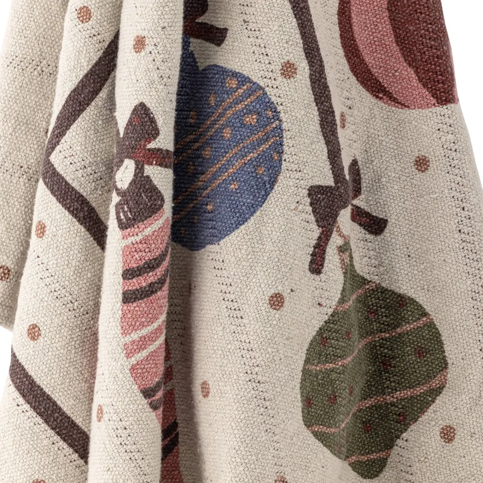 Bloomingville Ornamentia plaid beige, foto 5