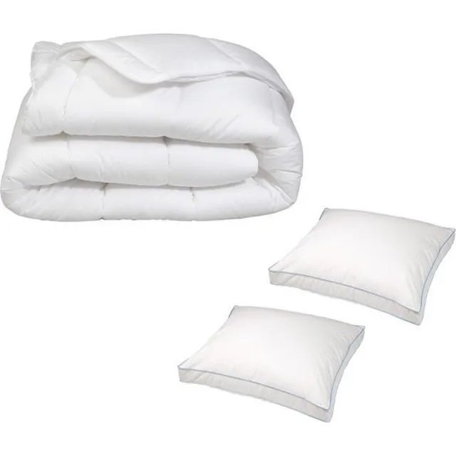 Moonlight - Dekbedden Combi Deal! Moonlight Dekbed 200x200 + 2 Valeria Hoofdkussens Wit