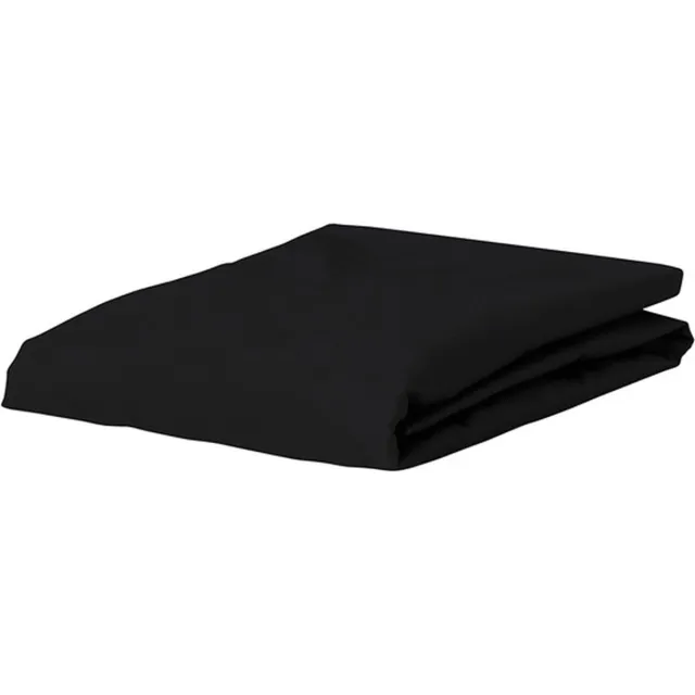 Essenza Hoeslaken Premium Percal Black-140 x 190 cm zwart