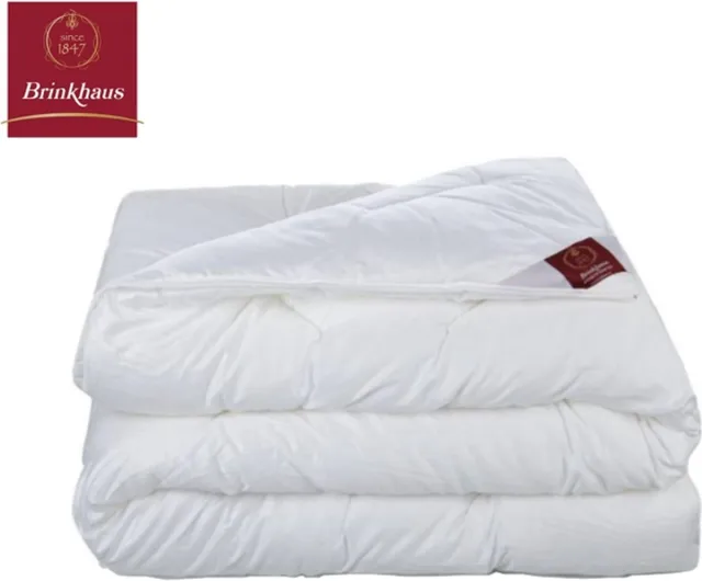 Brinkhaus Bauschi Lux® Zomer dekbed 260 x 220 cm | druk knopen | Thermofill® | 100% Mako-Katoen | incl. Draagtas Wit
