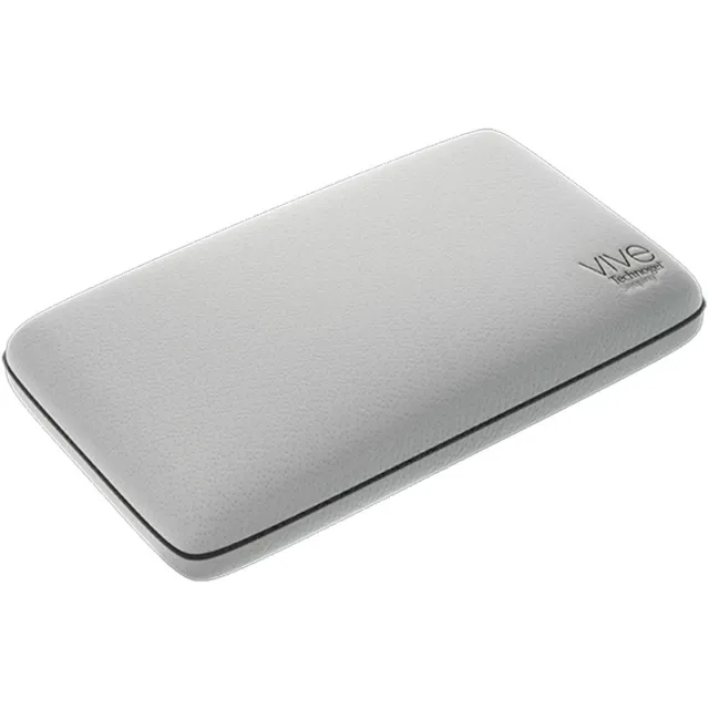 Technogel Vive Deluxe Kussen - Kasjmier Hoes - Orthopedisch 66x40x14cm dik Grijs