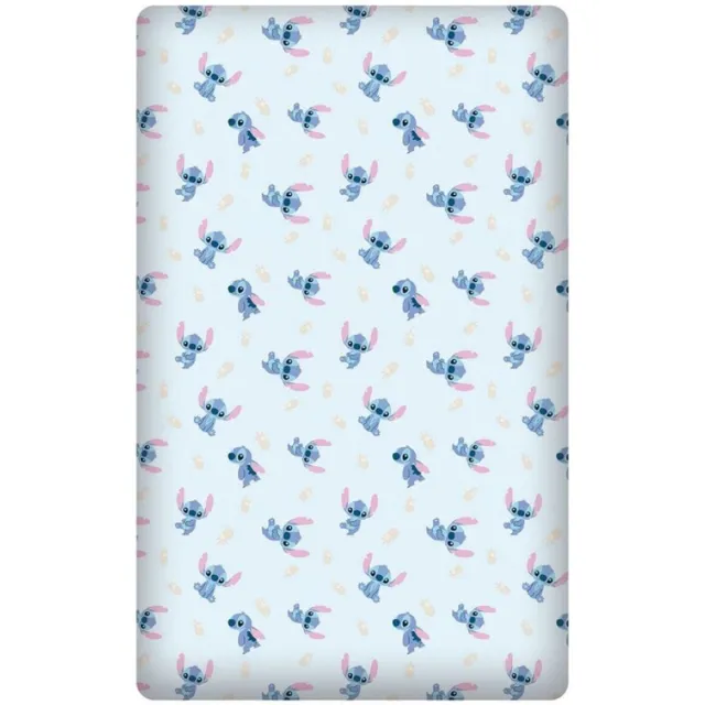 Disney Lilo & Stitch Hoeslaken Sweet - Eenpersoons - 90 x 190/200cm - Katoen Multi Colour