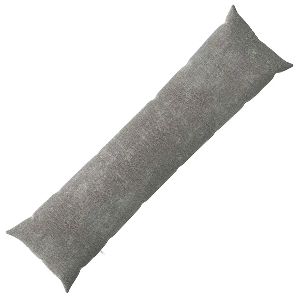 vidaXL Kussensloop HEERLEN Donkergrijs 40 x 145 cm Chenille Stof, foto 3