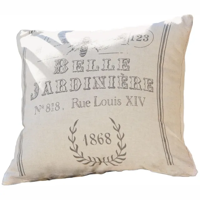 Loberon Kussenhoes Abelle beige
