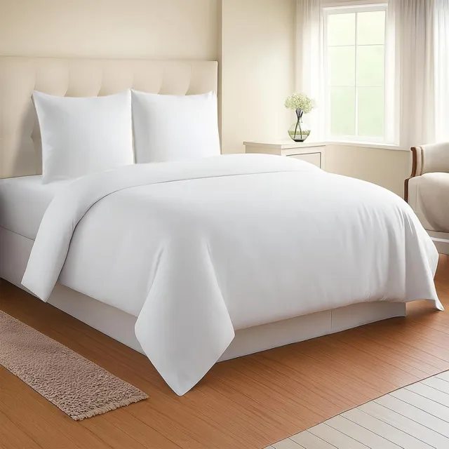 Pizuna Katoen Dekbedovertrek Wit 200x200cm 800 Thread Count