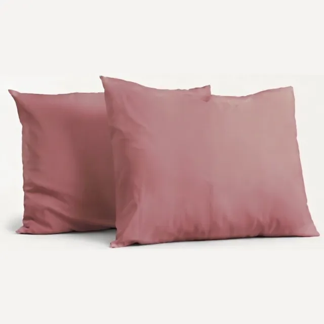 Y-not® Y-NOT Kussenslopen Set - Mat Satijn Old Pink - 60x70 cm - 2-pack - Zachte Kussenhoezen voor Comfortabele Nachtrust