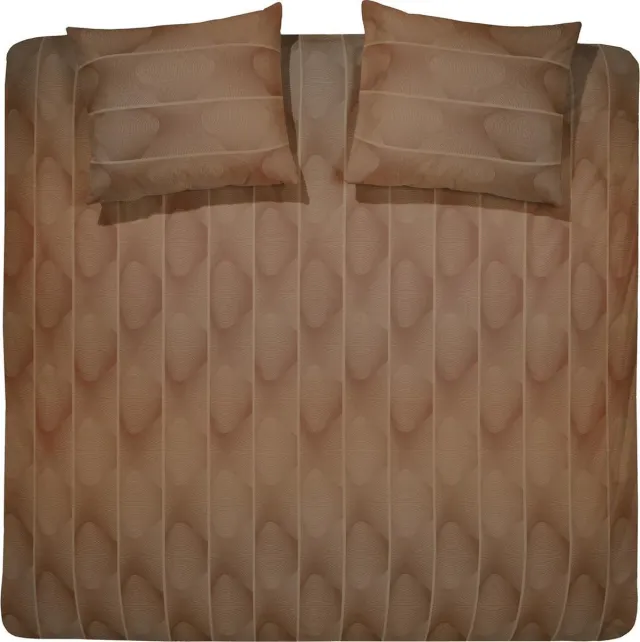 Damai //Damai Dekbedovertrekset satijn 200 x 200/220 cm norma gold brown