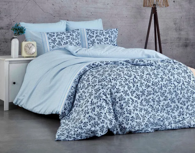 L'essentiel Maison Dekbedovertrekset – Blauw – Katoen (Ranforce)