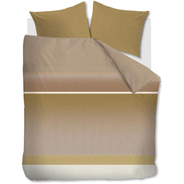 Beddinghouse Elvi dekbedovertrek - Lits-Jumeaux XL - 260 x 200/220 cm - Goud