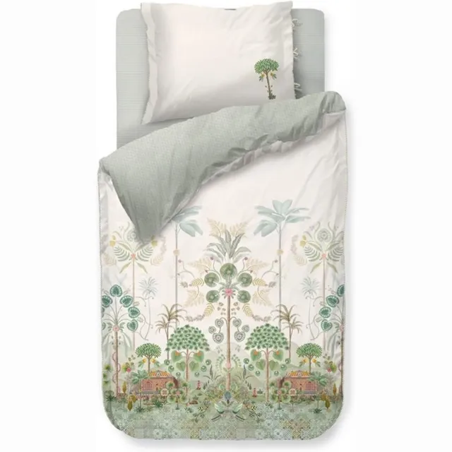 Pip Studio Dekbedovertrek Pip Studio Panoramico - Off White Groupes de couleurs multiples