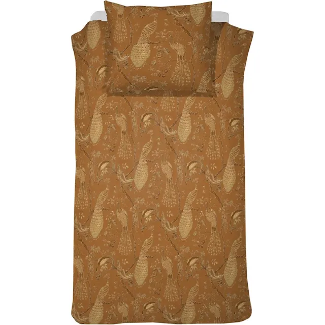 Damai Flamand - Dekbedovertrek - Satijn - 140x200/220 cm - Gold Ocre