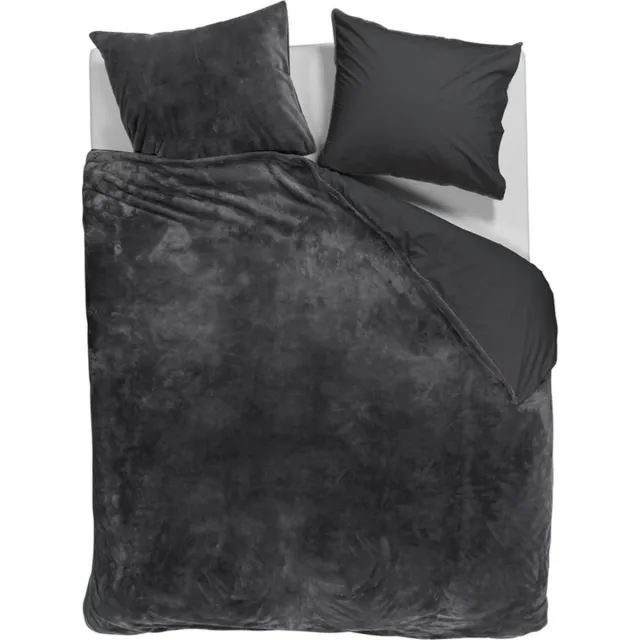 Riviera Maison Tendre dekbedovertrek - Eenpersoons - 140x200/220 - Grijs