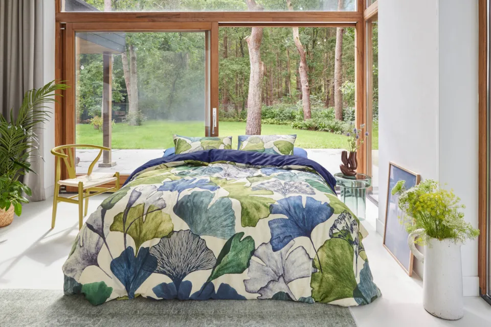 Beddinghouse Sue dekbedovertrek lits-jumeaux blauw/groen, foto 3