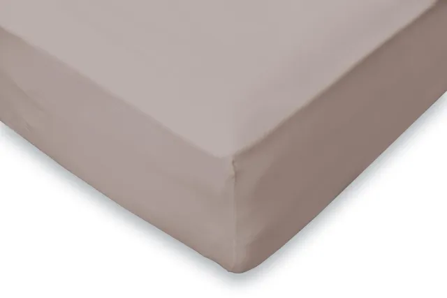 Eleganzzz Hoeslaken 180gr m2 Hoogwaardig Flanel 35cm Hoekhoogte - taupe 90x200cm - Hoeslaken 90x200cm - Hoeslakens - Eenpersoons