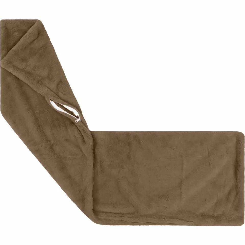 vidaXL Kussensloop 2 st HEERLEN Licht Bruin 40 x 145 cm, foto 4