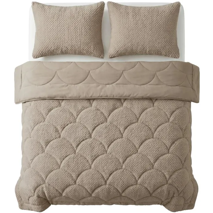 Zensation Lazy all-in-one dekbed Teddy fur - taupe, foto 3