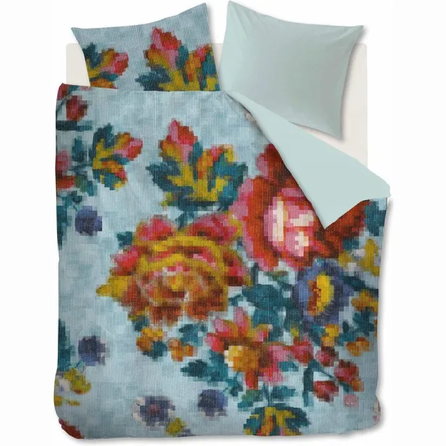 Oilily Dekbedovertrek Floral Mosaic Blue
