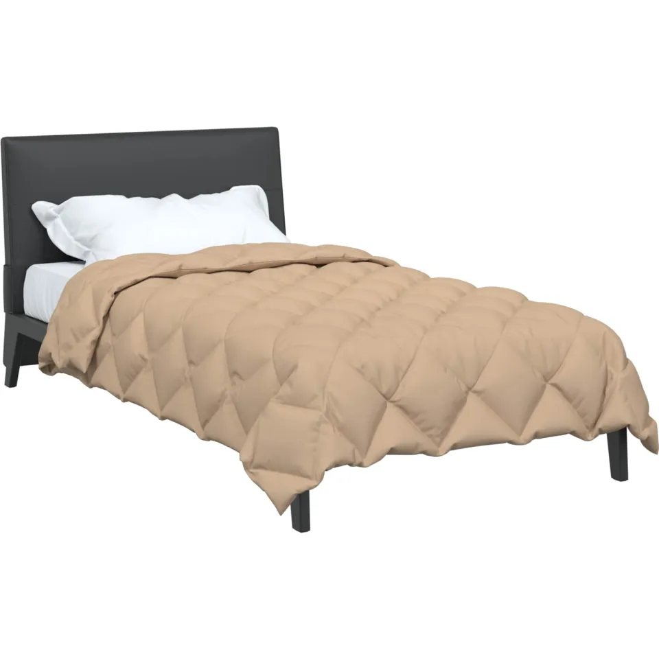 vidaXL Winter Dekbed 135 x 200 cm 450 gsm Microvezel Taupe, foto 2