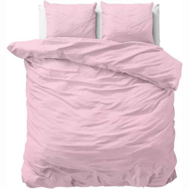 Dreamhouse dekbedovertrek Stone Washed Roze 135 x 200 cm