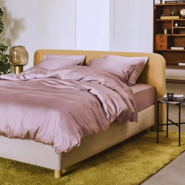 KOALA HUG Dekbedovertrek 100% Tencel lyocell, pink blush 200x220 + 2 kussenslopen 60x70 - Temperatuurregulerend | Ventilerend & Absorberend | Anti-allergie & Hypoallergeen | Zacht voor huid & haar | 100% Plantaardig | Plasticvrij