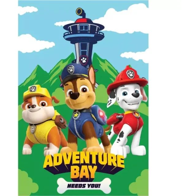 oeko tex Paw Patrol fleece deken adventure 100 x 150 cm Multicolor