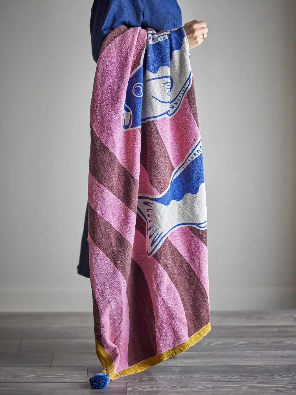 Bloomingville Remy plaid meerkleurig, foto 4