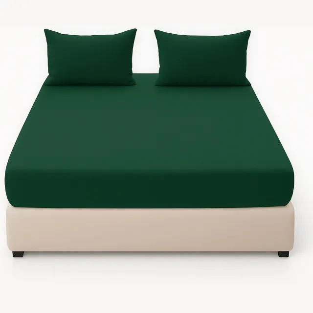cotton world Jersey Hoeslaken Groen - Zacht & Duurzaam Katoen