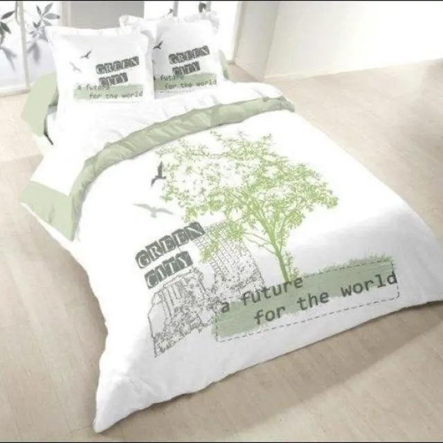 Better Nights dekbedovertrek katoen Worlds Future met 2 kussenslopen wit