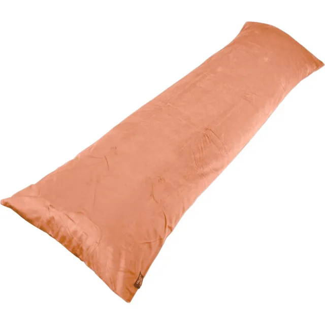 Litalente Velvet Kussenbeschermer Lichaamskussen - Velvet Body Pillow Kussensloop - Kussenbeschermer Lichaamskussen - Lichaamskussen sloop 45 x 145 - Body Pillow case - Kussensloop - Nude-pink - Zwangerschapskussens sloop - Voedingskussen sloop