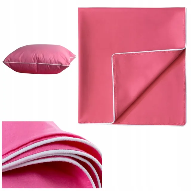 wsypa Andrychowski Katoenen Kussensloop 40x40 cm met bies Roze