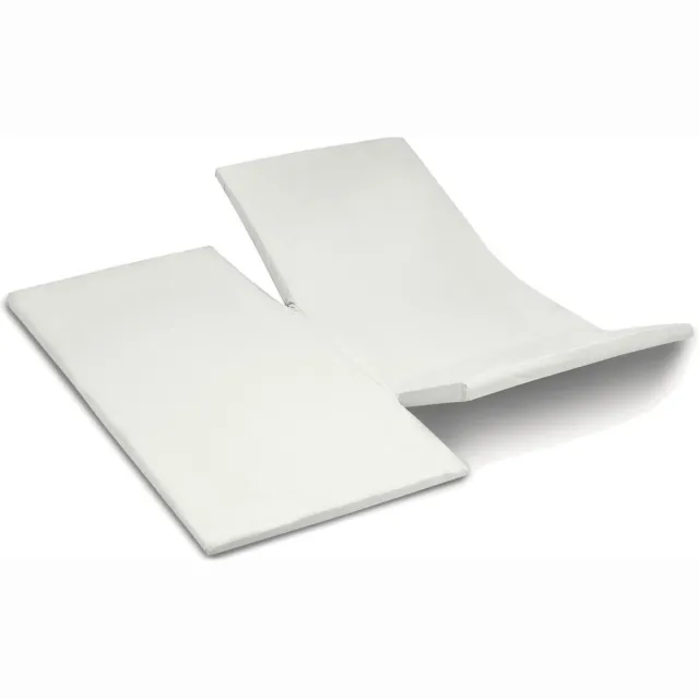 Cinderella Weekend - Topper hoeslaken met dubbel-split (tot 15 cm) - Katoen - 180x210 cm - Ivoor Ivory